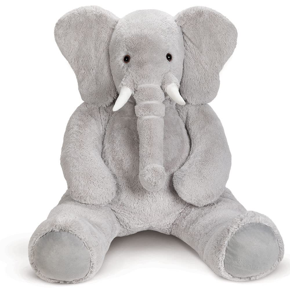 Vermont Teddy Bear Giant Stuffed Elephant - Large Stuffed Elephant, 6 Foot, 6 Ft, 72''