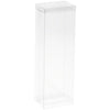 Dollsafe Clear Folding Display Box For Thin 7-8 Inch Dolls And Action Figures, 3'' W X 2'' D X 8.5'' H, Pack Of 10