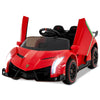 Costzon Ride On Car, Lamborghini Licensed 12V Battery Powered 4Wd Sports Car With Remote Control, 3 Speeds, Hydraulic Doors, Led Lights, Towing Wheel, Horn, Music, Electric Vehicle For Kids Aged 3-8