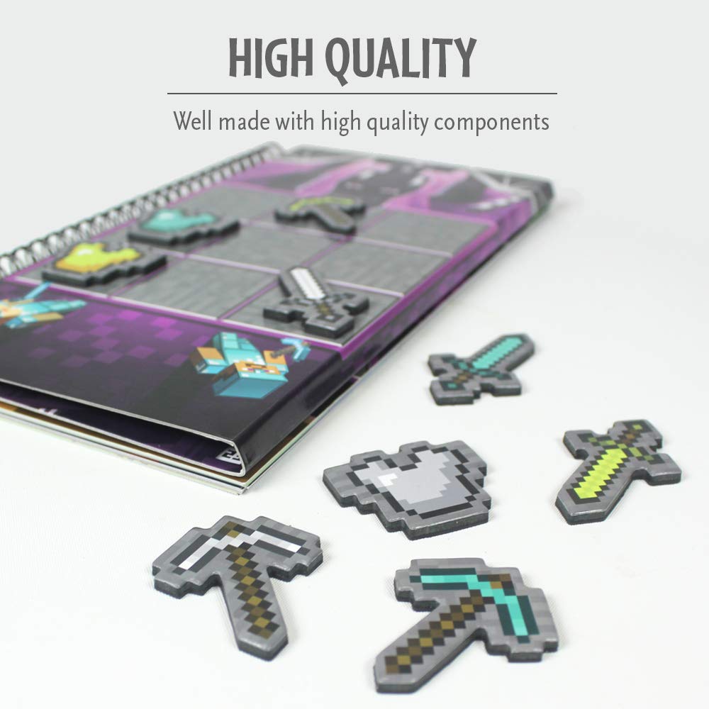 Thinkfun Minecraft Magnetic Travel Puzzle Logic Game & Stem Toy For Kids Ages 8 & Up