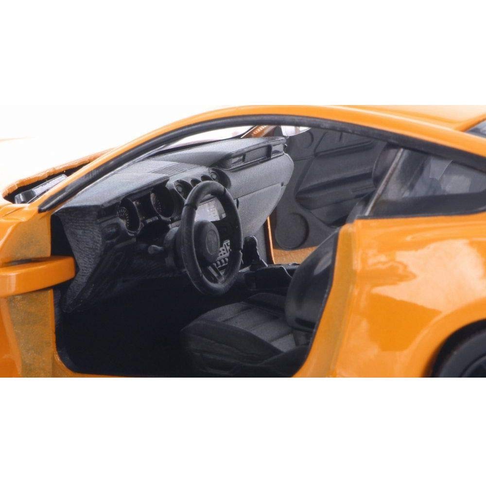 Motor Max 2018 Ford Mustang Gt 5.0 Blue With Black Wheels 1/24 Die-Cast Model Car 79352Bl