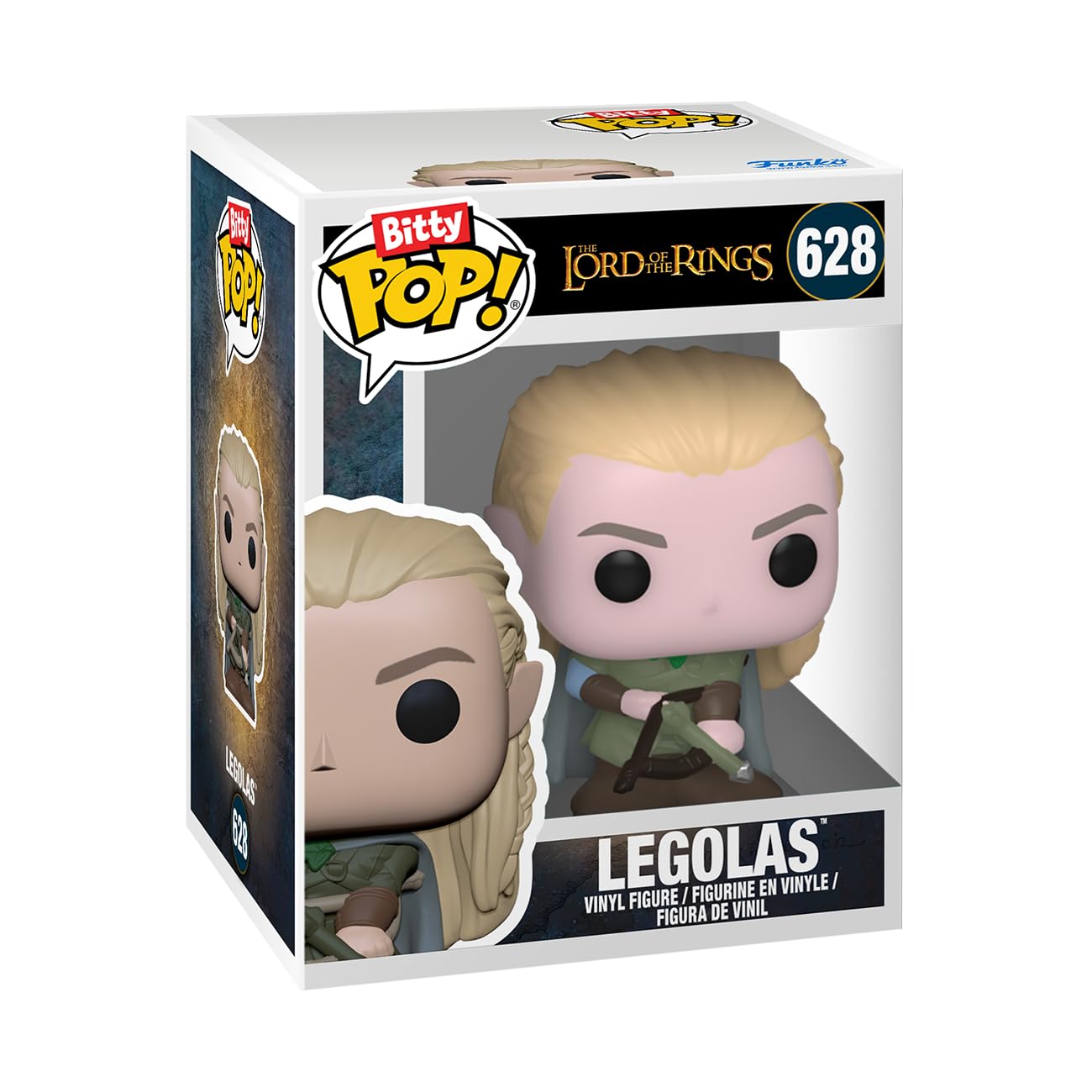 Funko Bitty Pop! Lord Of The Rings - Galadriel, 4-Pack And A Surprise Mystery Mini Figure - 0.9 Inch (2.2 Cm) - Lord Of The Rings Collectable - Stackable Display Shelf Included - Gift Idea