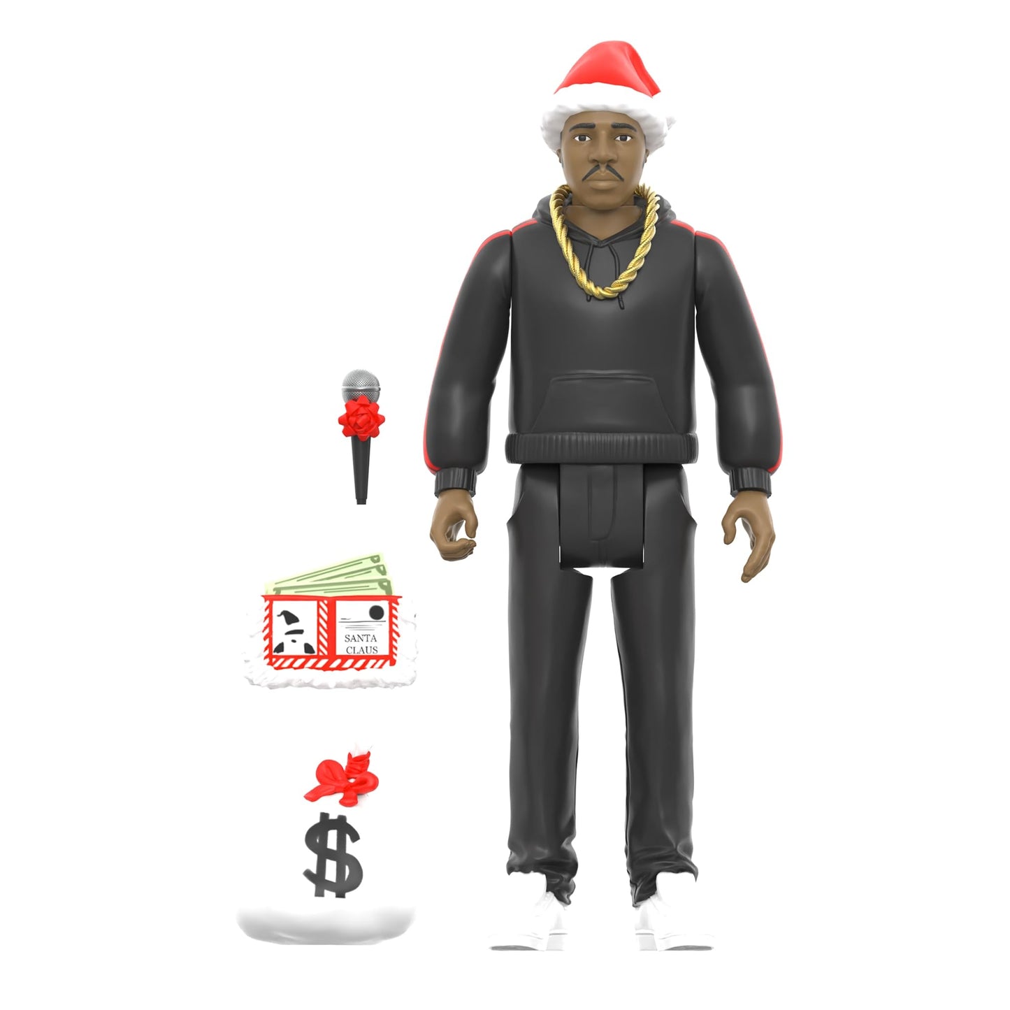 Super7 Run Dmc Christmas In Hollis - (3-Pack) 3.75' Run-Dmc Action Figures With Accessories Hip Hop Collectibles And Retro Toys