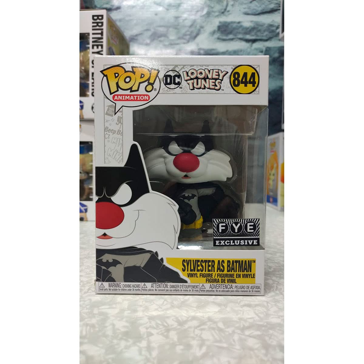 Pop Funko Dc Looney Tunes 844 Sylvester As Batman Special Edition …