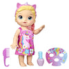 Baby Alive Glam Spa Baby Doll, Unicorn, Makeup Toy for Kids 3 and Up, Color Reveal Mani-Pedi and Makeup, 12.8-Inch Waterplay Dol