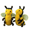 2Pcs Cute Big Soft Plush Realistic Honey Bee Stuffed Animals Toy Doll, 6'' Bumblebee Plushie Toys Best Birthday Christmas Annive