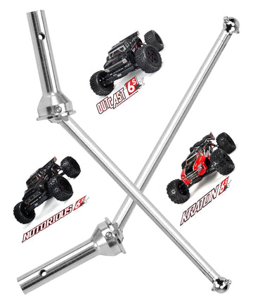 Rear Drive Shaft Upgrades Part for Arrma 1/8 Kraton 6S BLX Outcast 6S BLX Notorious 6S BLX,ARRCat 2pcs Drive Shaft Upgrades Part