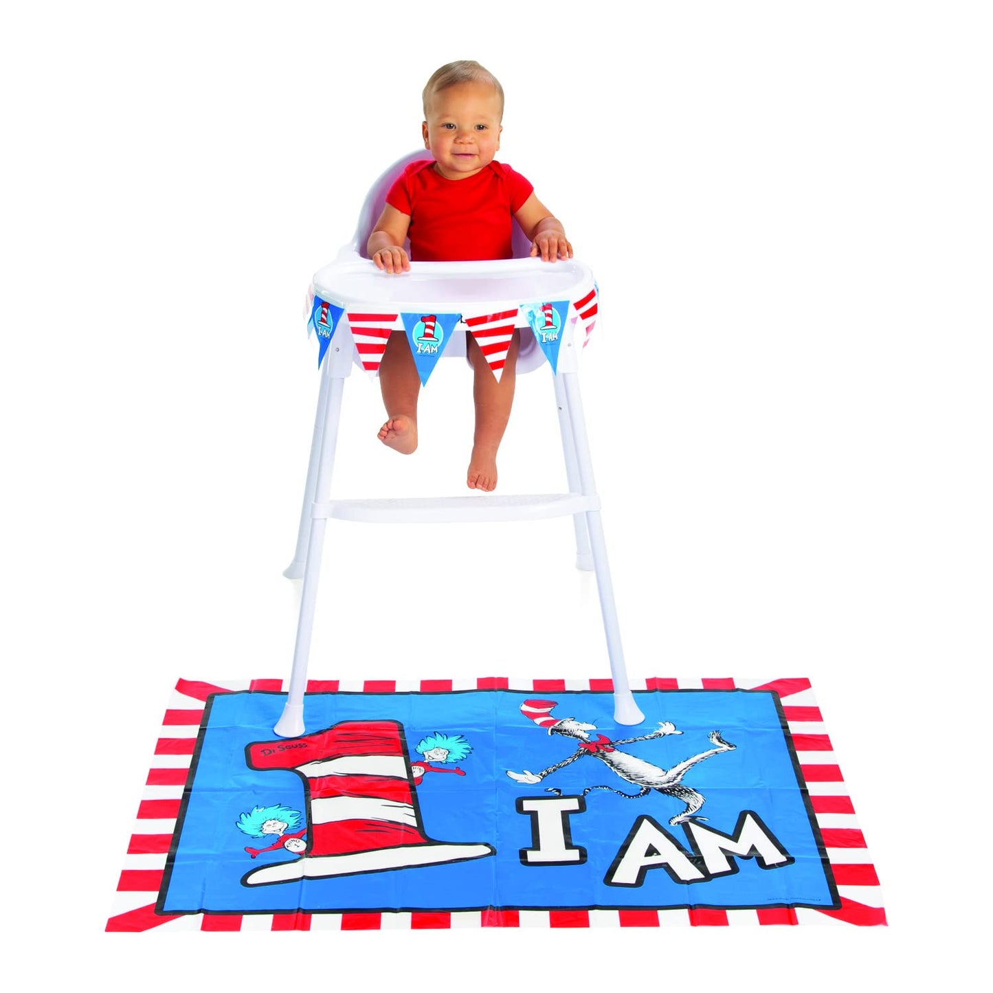 Dr. Seuss 1st Birthday Party High Chair Decorating Kit - 2 Pieces