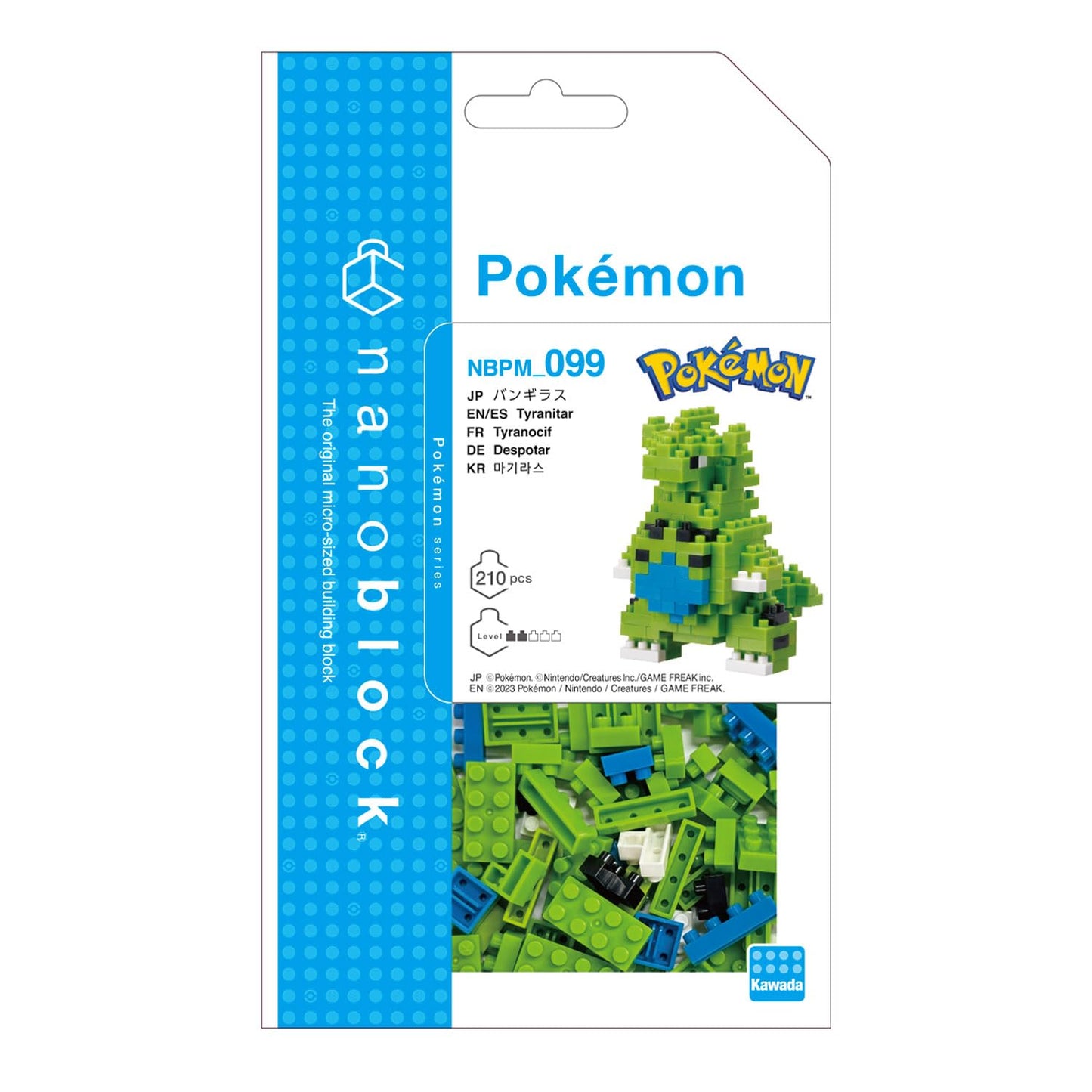 Nanoblock - Pok Mon - Tyranitar, Pok Mon Series Building Kit