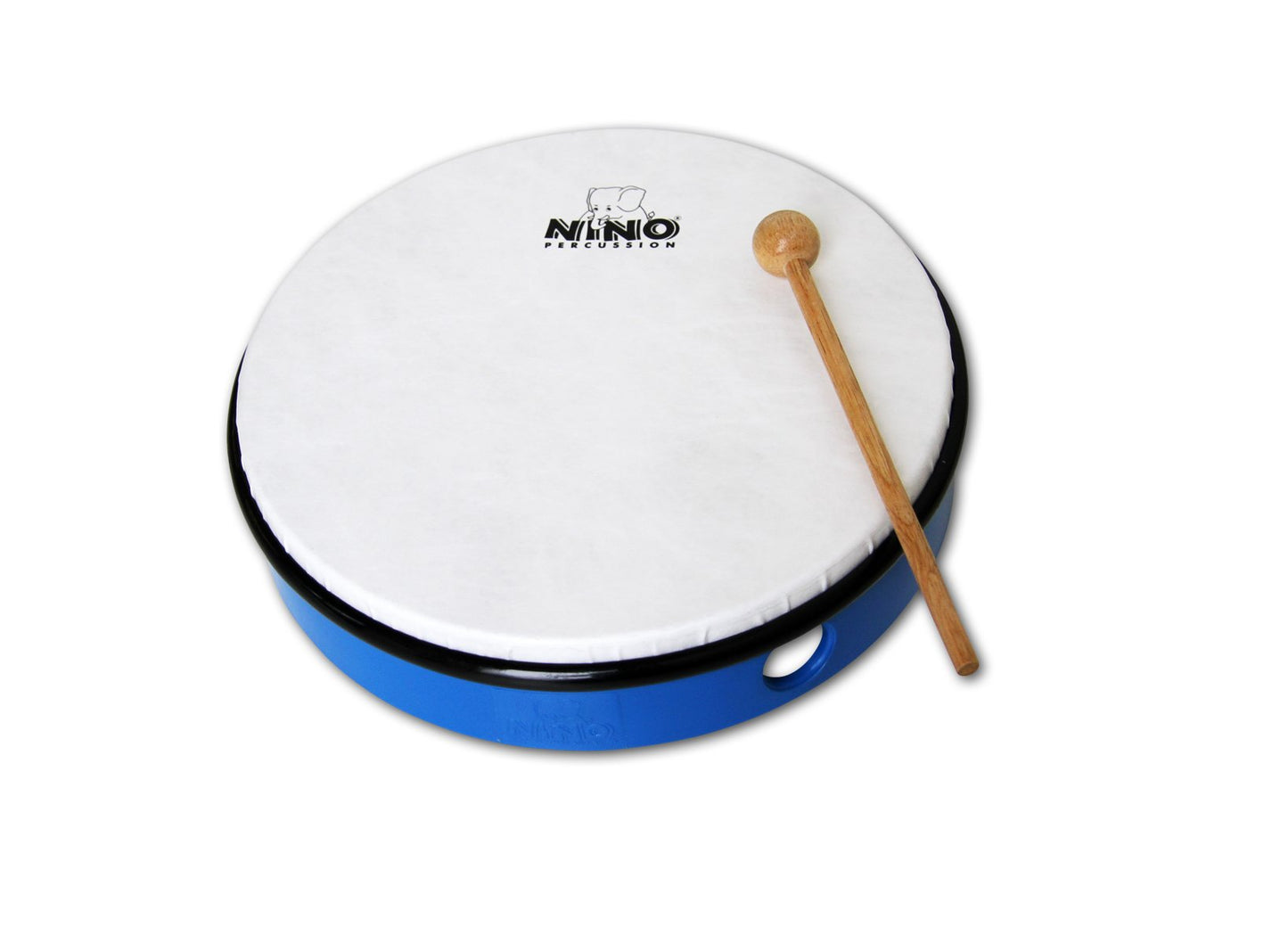 Nino Percussion Abs 10-Inch Pretuned Frame Hand Drum (Blue)