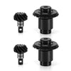 INJORA Steel Alloy Overdrive Helical Axle Gear Set 12/20T for 1/24 RC Crawler - Black (2 Sets)