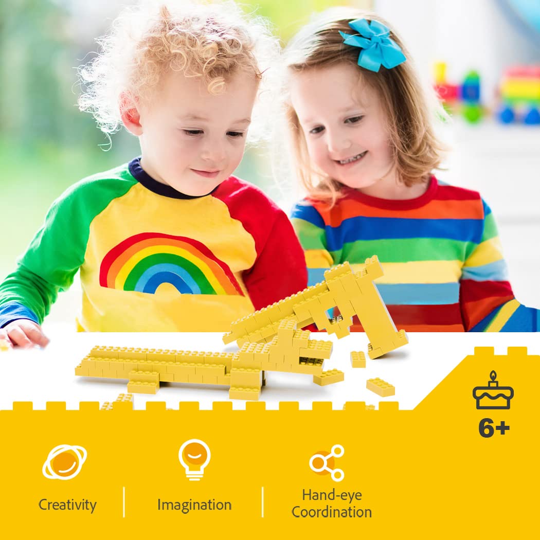 Unirolic Classic Building Bricks, 100 Piece 2X4 Building Blocks Stem Creative Building Toys Compatible With All Major Brands, Moc Building Bricks Diy Play Set For Kids(Golden)