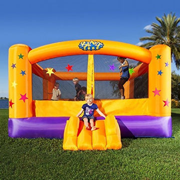 Blast Zone Superstar - Huge 12x15 Inflatable Bounce House - enhanced Quality - Great for Events - 6 Playerss - Blower
