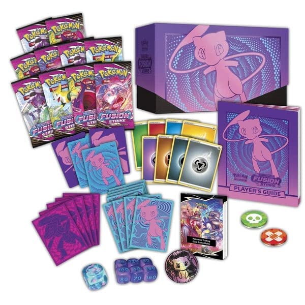 Pokemon TCG Fusion Strike Elite Trainer Box - 5. Elite Trainer Boxes, Multicolor, Model: 179-80933, Paper Material