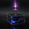 Bluetooth-Compatible Musical Tesla Coil, Pemenol Touchable Artificial Lightning Spark Gap Arc Generator Desktop Decoration Arc Plasma Science Teaching Experiment Model For College High School