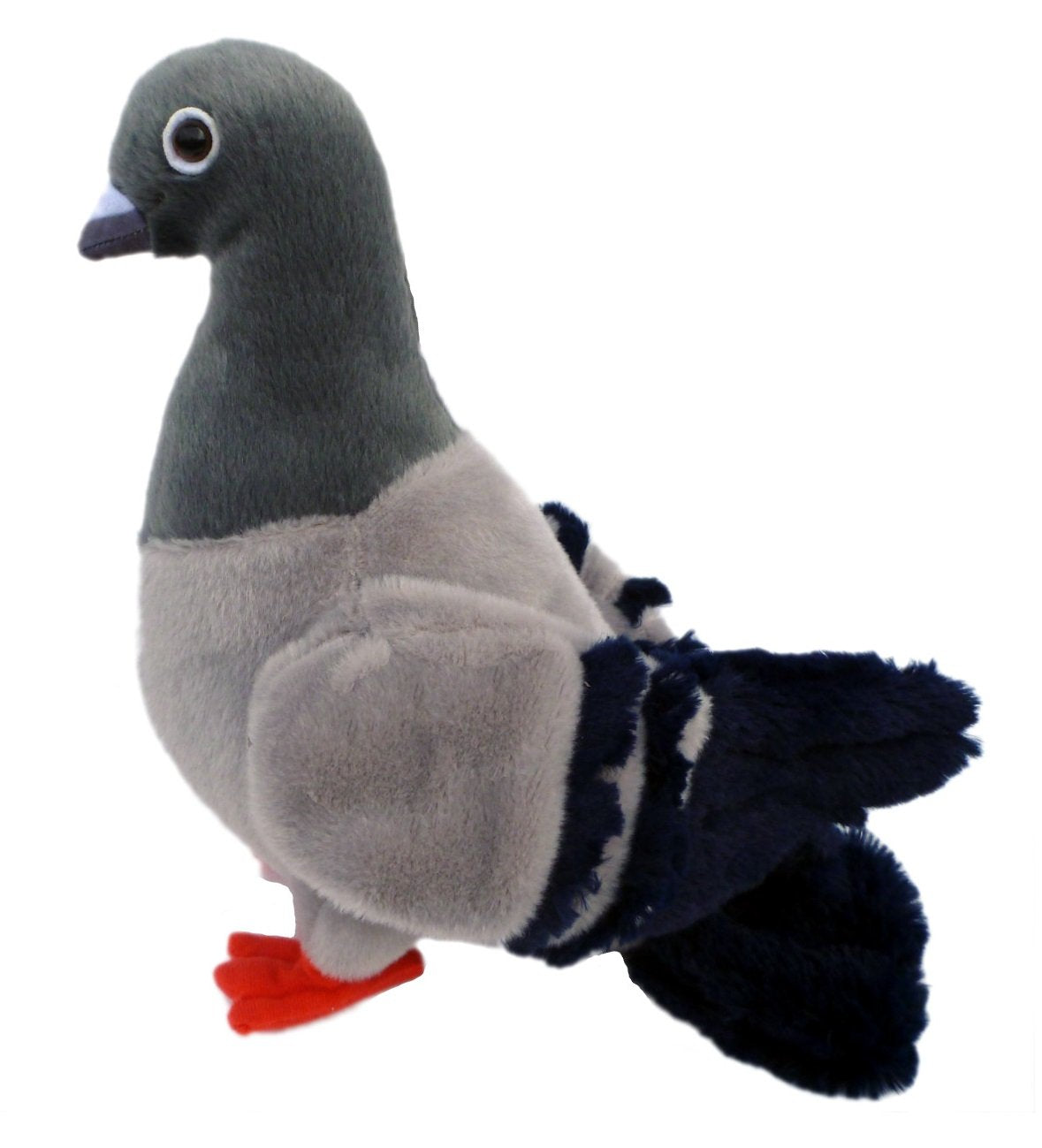 Adore 12" Gray Plush Homer The Pigeon Stuffed Animal Toy - Soft and Cuddly