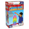 Roylco Crystal Color Stacking Blocks, Set of 50