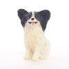Conversation Concepts Papillon Miniature Dog Figurine - Black & White