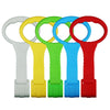 ATOPXiNG 5PCS Baby Pull Up Rings - enhanced Pull Up Handles Standing Walker Tool - Plastic Walking Exercises Assistant Rings for Infants Babies Toddler - Ergonomic Handles - 5 Colors