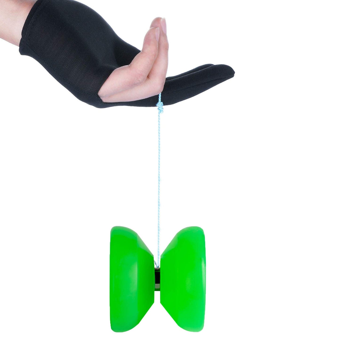 Pack Of 2 Yoyos - Magicyoyo K1 Responsive Yo Yo Green & Crystal Blue Yoyo With 2 Yoyo Sacks + 12 Strings And 2 Yo-Yo Gloves Gift