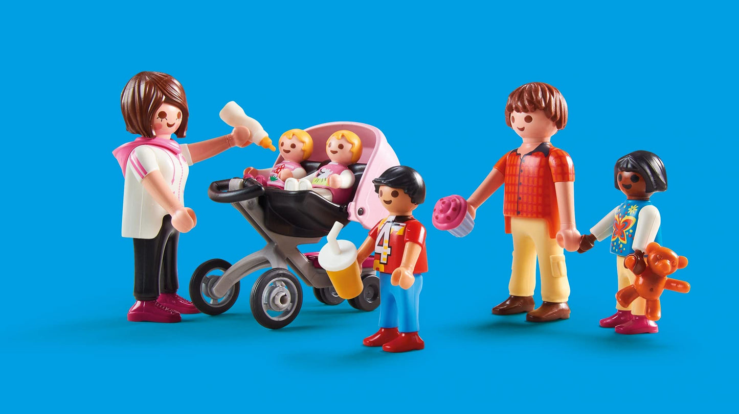 Playmobil Large County Fair Playset, Multicolor, Plastic, 51.5 x 38.5 x 12.5 cm, Model 70558