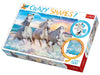 Trefl 600 Piece Crazy Shape Jigsaw Puzzle - Horses Gallop Among Waves, Multicolor, Model 11111