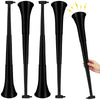 Outus 4 Pieces Collapsible Stadium Horn 24 Inch Vuvuzela Plastic Trumpet Horn Blow Horn Noisemakers for Sporting Events Graduati