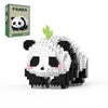 Mjddja Mini Building Blocks- Crawling Panda, Party Favors- Micro Blocks Panda Toy For Kids 6 7 8 9 10+, Mini Blocks Building Set