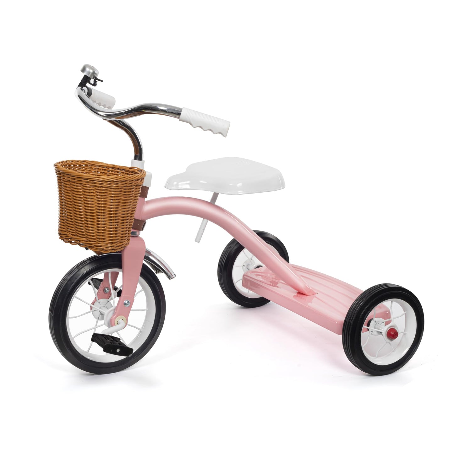 KRIDDO Classic All Metal Toddler Trike, Gift for Boys and Girls Ages 2 to 4 Year Old, Tricycle for 1 to 3 Year Olds, Sturdy Rear