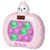 Gaper Go Quick Push Pop Game 6 Modes Games, Rabbit Fast Push Bubble Game, Console Pop Game, Fidget Toys Light Up Pop Game, Handh