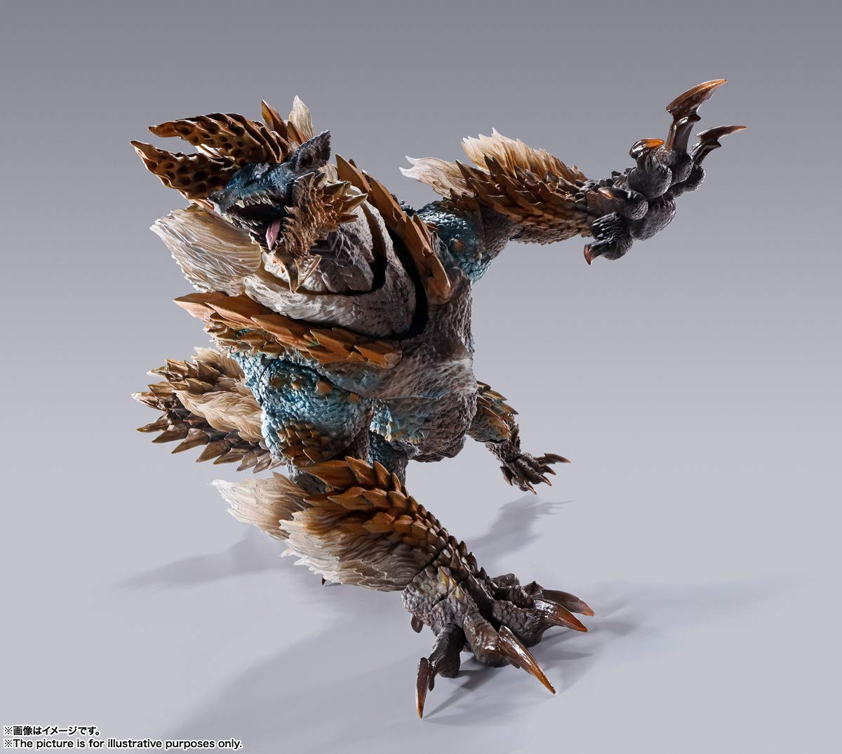 TAMASHII NATIONS - Monster Hunter World Iceborne - Zinogre, Bandai Spirits S.H.MonsterArts Action Figure