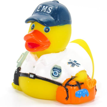 Emergency Medical Service Technician Rubber Duck Bath Toy | Fist Responder, Ems, Emt | Weighted, Safe, Floating | 100'S Of Style