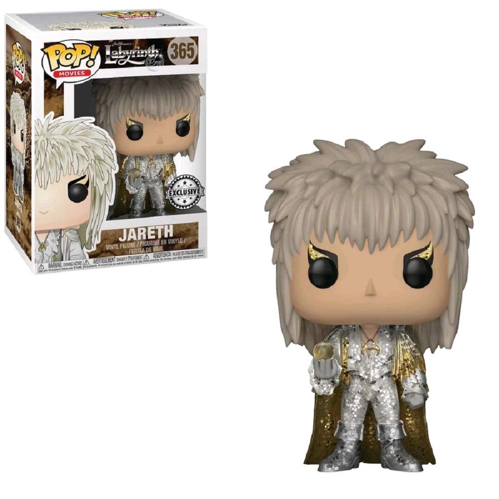 Funko Pop Jareth Figurine from Labyrinth - Clear Vinyl Collectible, Model 0889698234580