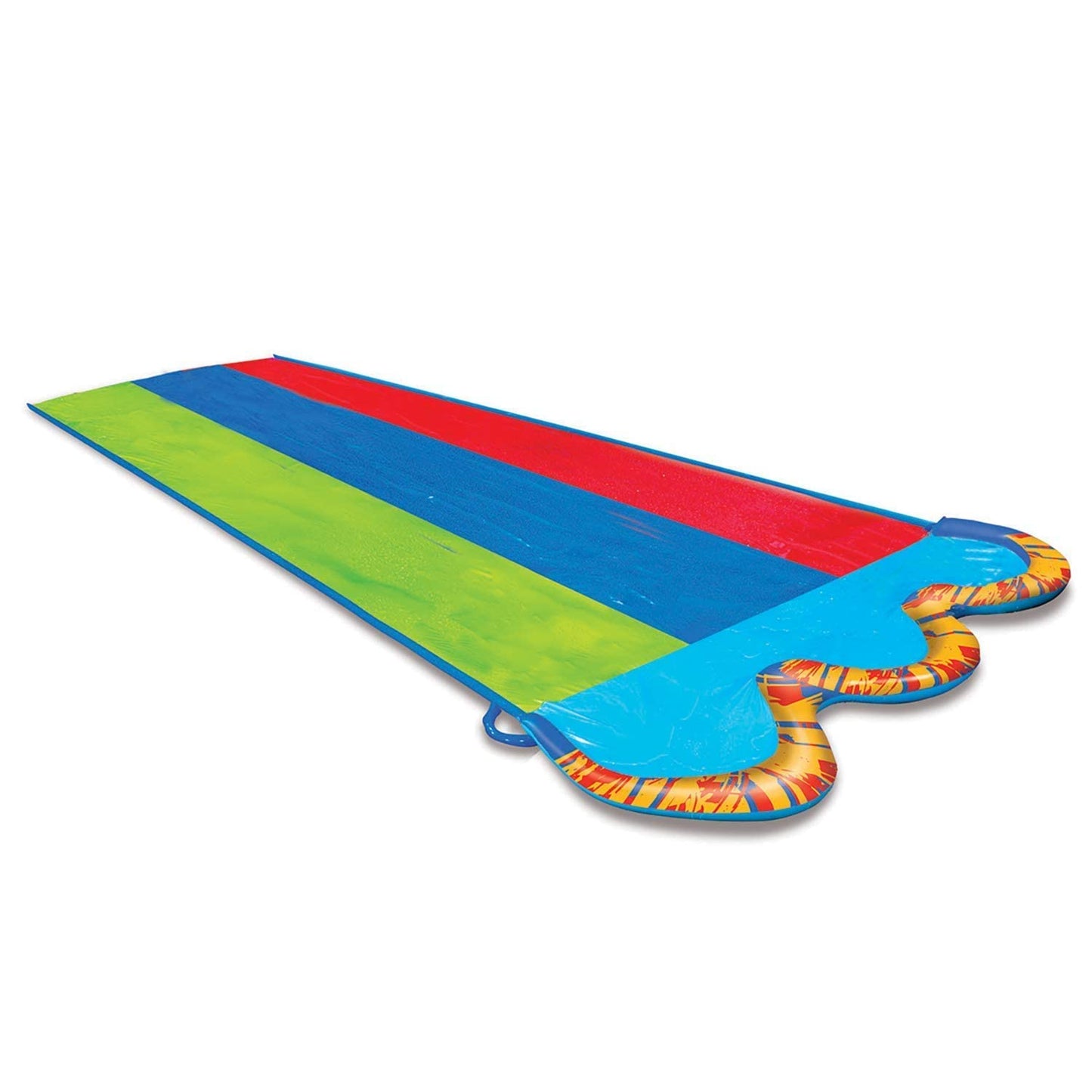 BANZAI Triple Racer 16 Ft Water Slide with 3 Bodyboards, Multicolor, Model 42329, Plastic Material