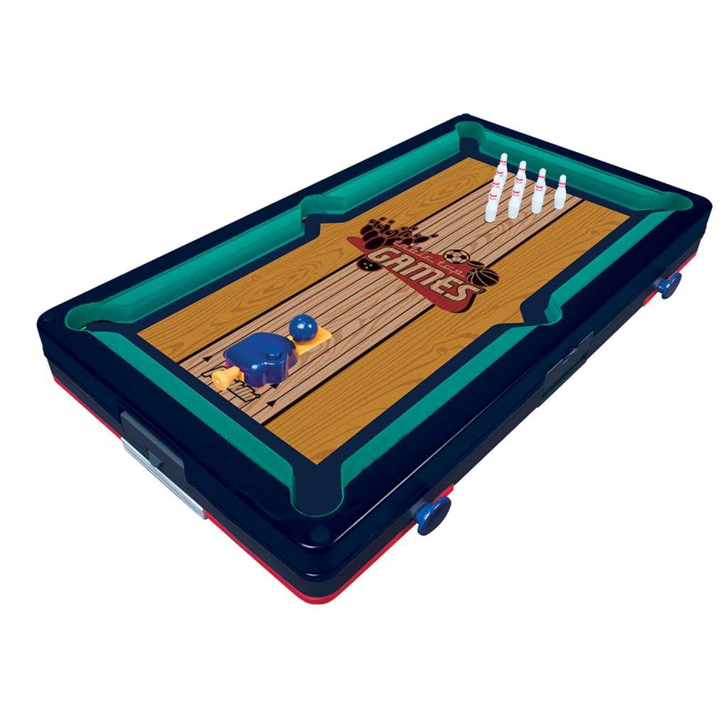 Franklin Sports Table Top Sports Game Set - 5-In-1 Sports Center Indoor Sports Games - Tabletop Soccer, Basketball, Hockey, Bowl