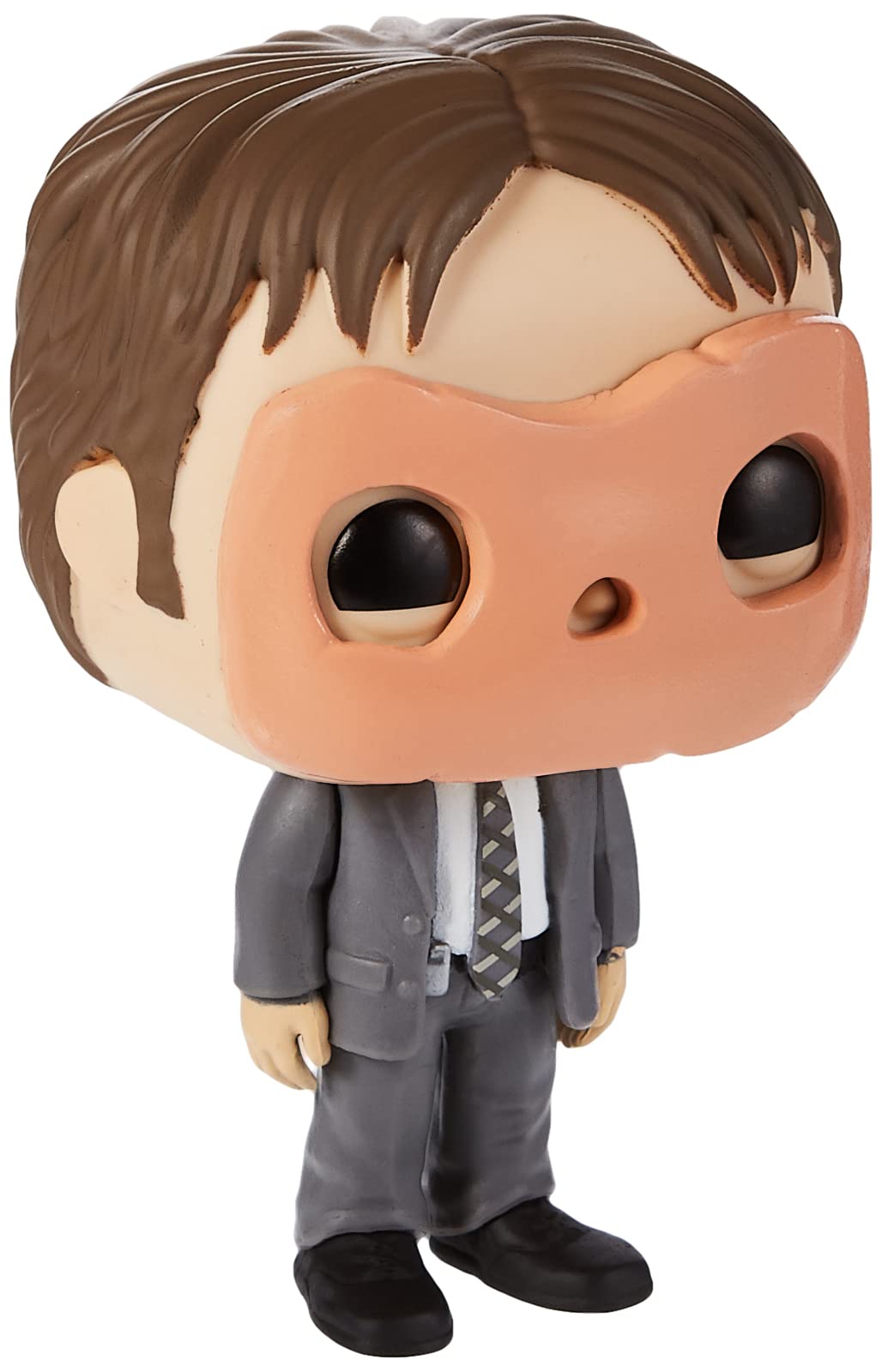Funko POP The Office Dwight Schrute (with Mask) Exclusive Vinyl Figure, 3.75 inches, Assorted, Model FU44804
