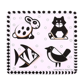 Bigjigs Toys Pets Black And White Puzzle