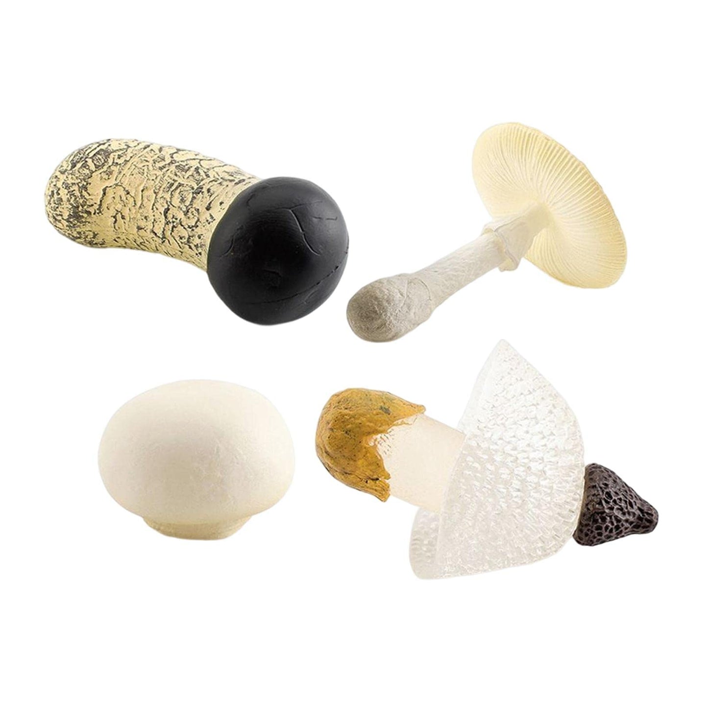 Ilsmysutra 4X Simulation Mushroom Model Decorations For Kindergarten Diy Projects White|Toys For Baby|Developmental Baby Toys