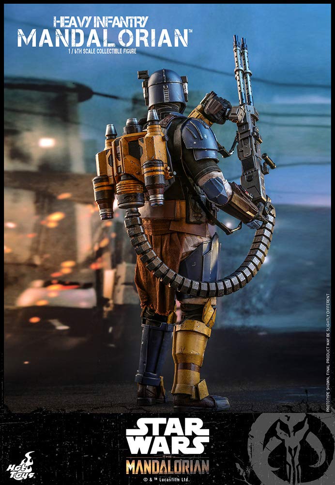 Hot Toys Heavy Infantry Star Wars Mandalorian Sixth Scale 1/6 The Mandalorian Tms010 Television Masterpiece Series Collectible Action Figure