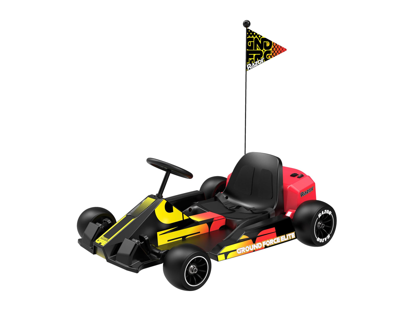 Razor Ground Force Elite - Electric Go-Kart For Ages 13+, Up To 14 Mph, Up To 40 Minutes Of Continuous Use, 350-Watt Hub-Driven
