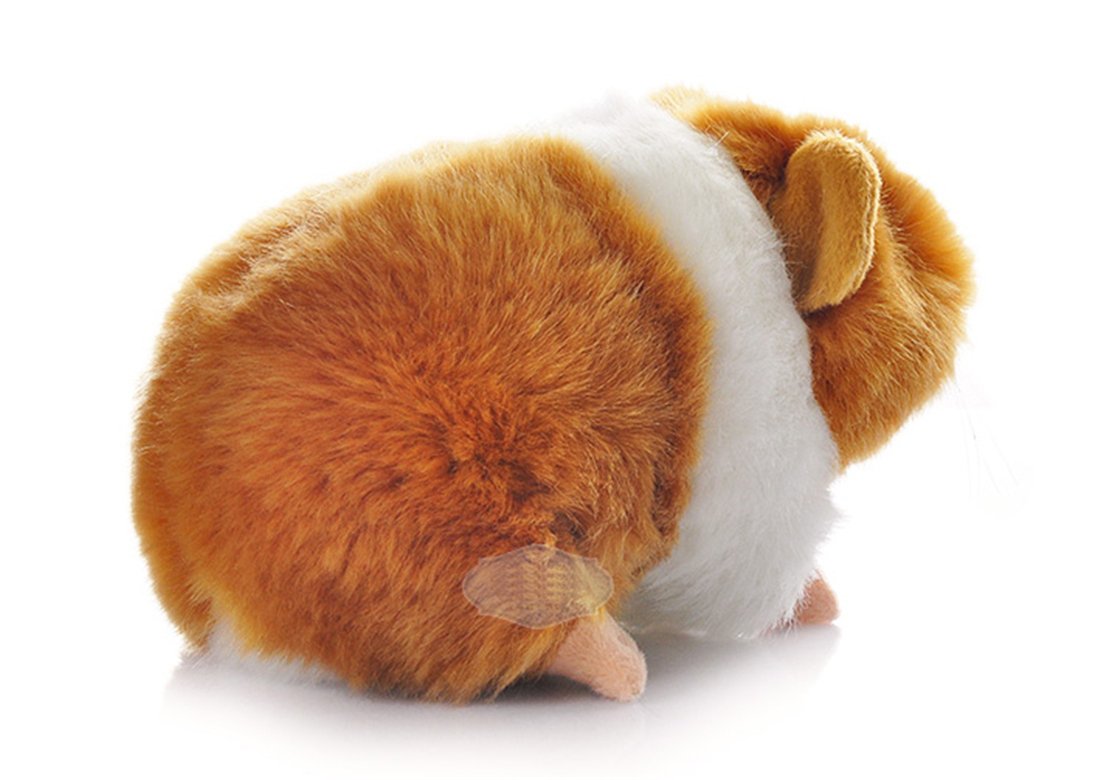 Cute Guinea Pig Plush Soft Stuffed Animals Toys 7 Inch (Yellow+White)
