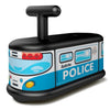 Italtrike La Cosa Ride On Toy for Toddlers, Large Police Car, Safe Design, 360-Degree Wheels, Storage Compartment, Made in Italy