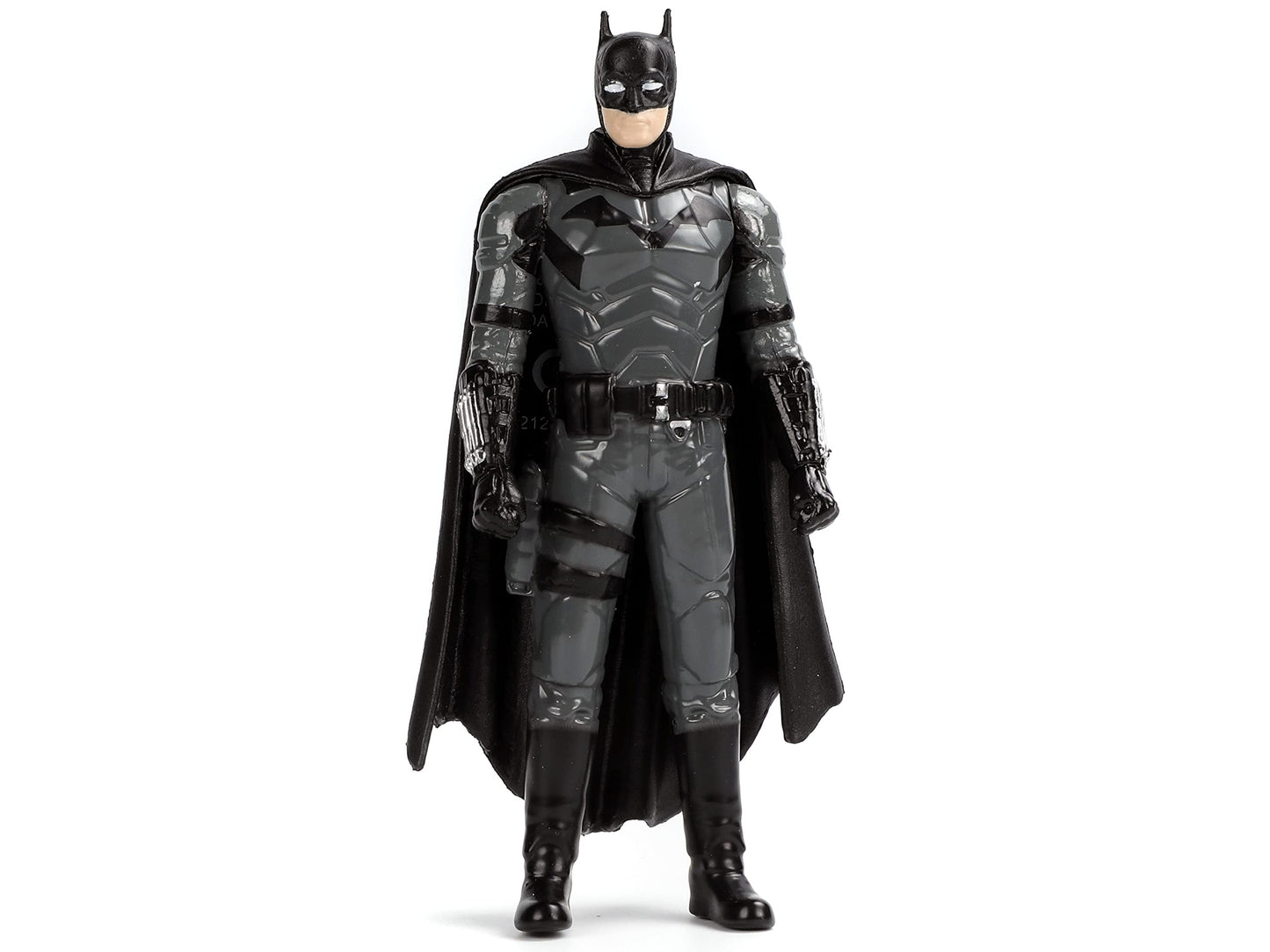 Jada Toys Dc Comics The Batman 1:18 Batmobile With Lights Die-Cast Car & 3.75' Batman Figure, Toys For Kids And Adults ,Black