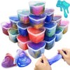28 Pack Galaxy Slime, Outer Space Stress Relief Diy Slime Toys For Kids Easter Egg Hunt Easter Basket Stuffers Filler Classroom