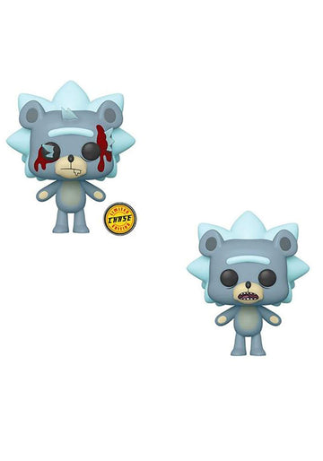 Funko Pop! Animation: Rick & Morty - Teddy Rick (Styles May Vary), Multicolor, Std (44250)