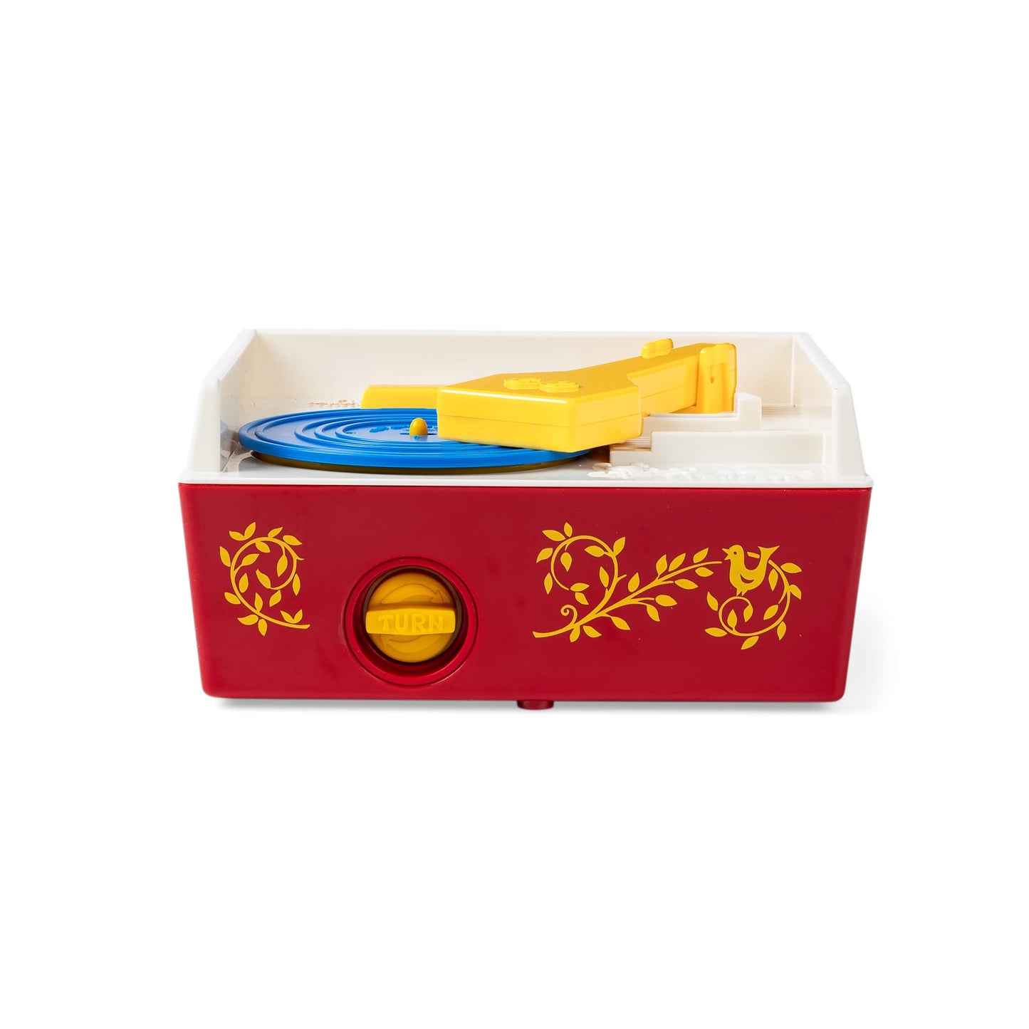 Fisher Price Classics Record Player - Retro Interactive Toy for Kids, Toddlers, Unisex, 18 Months+, Blue/Yellow/White
