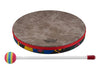 Remo Hand Drum, 8" Diameter, Brown, KIDS PERCUSSION®, Model KD-0108-01, Fabric Rain Forest