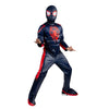 Marvel Integrated Spider-Man Official Youth Deluxe Zentai Costume - Stretch Spandex With Hidden Zippers And Wrist Slits (M) Blue