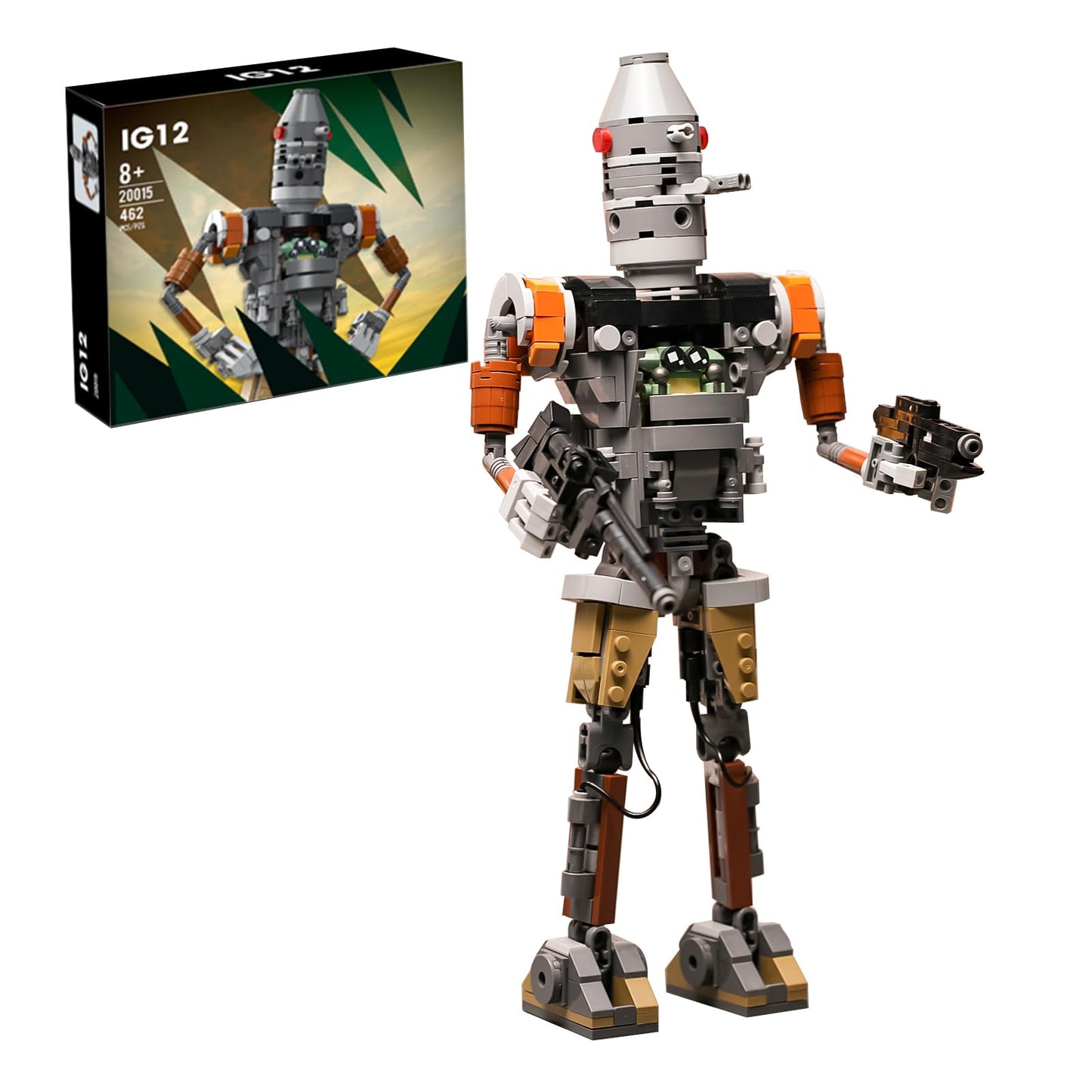 Mech Action Figure Building Kit Compatible With Lego For Boys And Girls 8-14 Years,Cool Halloween Toy For Adults Collection 462