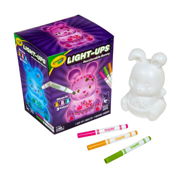 Crayola Light-Ups - Easter Bunny, Light Up Toy Bunny, Reusable Coloring Toy, Easter Decor, Easter Crafts & Basket Stuffers, Bunn